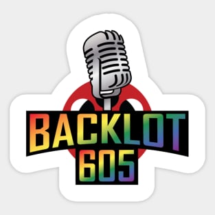 Back Lot 605 Pride Logo Sticker